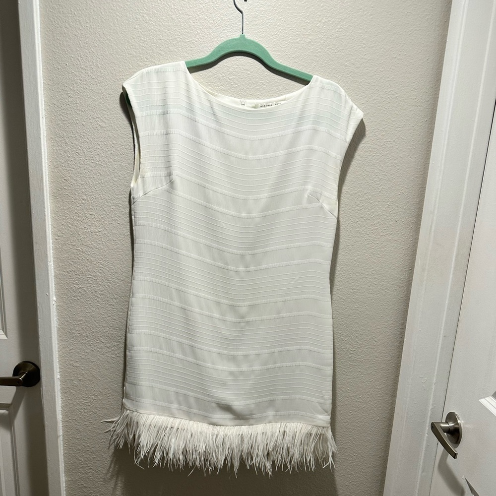 White Feather Dress